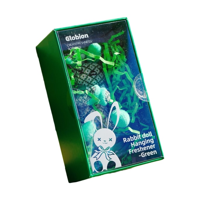 Multi-use Rabbit doll Hanging Freshener -  Lavender Green