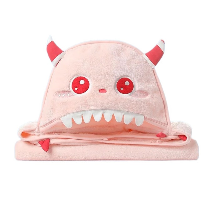 Special Nap Blanket For Primary And Secondary School Students, Children's Blanket, Classroom Nap Shawl, Cloak, Thickened Autumn And Winter Cloak, Blanket, Cherry Blossom Powder, 1 piece