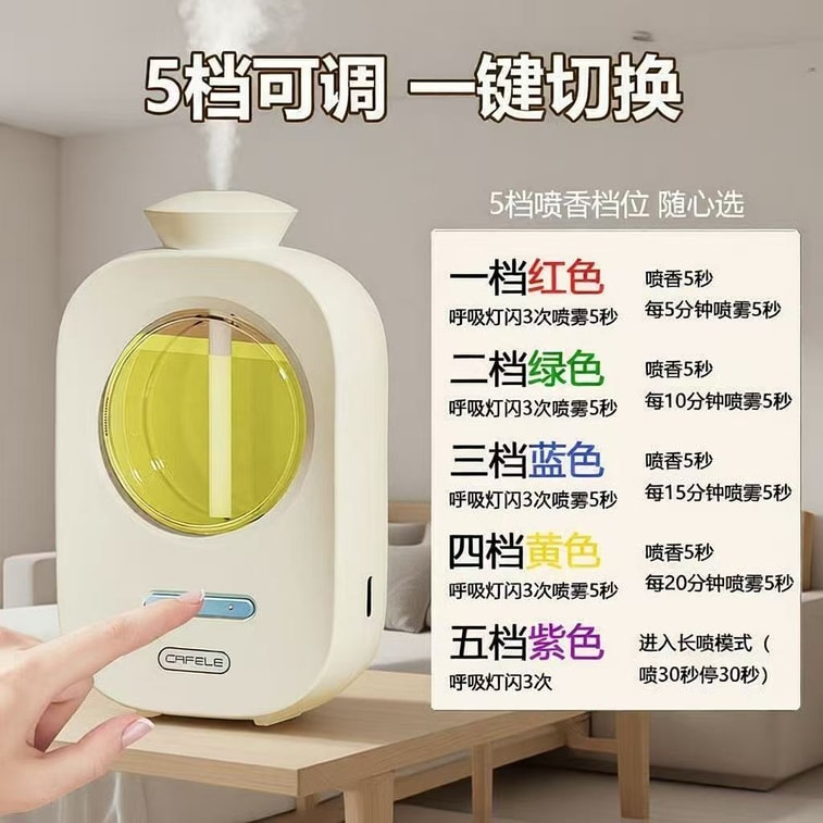 Aroma diffuser automatic fragrance sprayer air humidifier freshener long-lasting aroma for room (Lavender - Rich Floral Scent) One aroma diffuser Liquid 45g*2 3