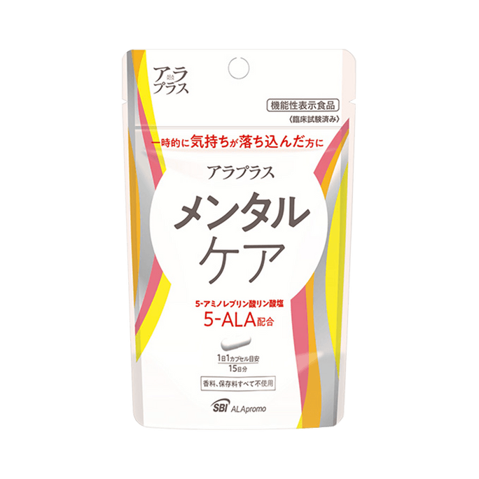SBI Pharma||ALA PLUS缓解压力调节情绪营养胶囊||15日量 50mg×15粒