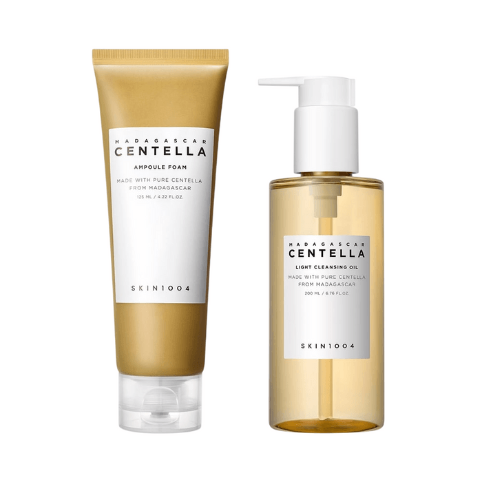 마다가스카르 센텔라 더블 클렌징 듀오 6.76 fl.oz + 4.22 fl.oz 딥 클렌징 및 진정 세트