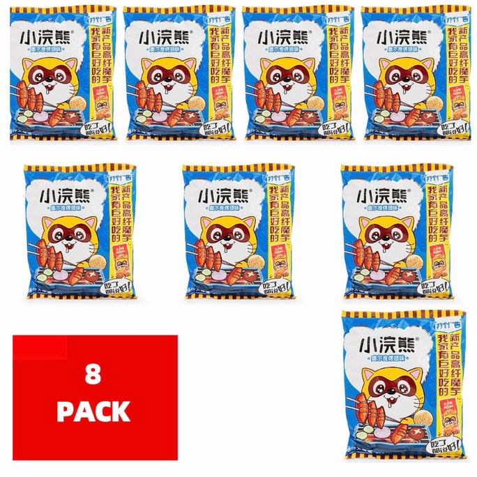 小浣熊乾脆麵 奧爾良烤翅口味 280克(35克×8袋)