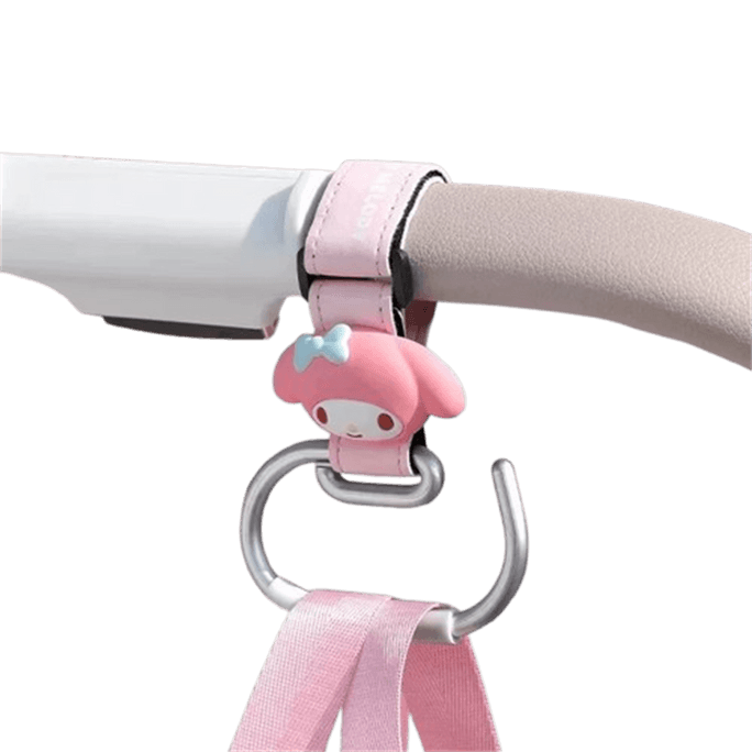 Stroller Hook Maruya Accessories Little Tiger T3 Baby Stroller Hook For Hanging Bags And Umbrellas, Baby Walking Gadget - Standard Version My Melody 1 Piece