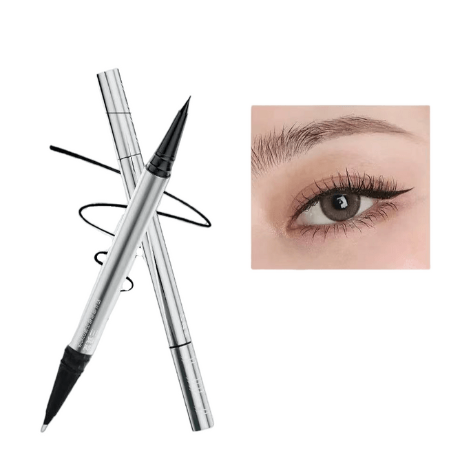 Double-ended Ultra-fine Liquid Eyeliner Pen #Natural Brown