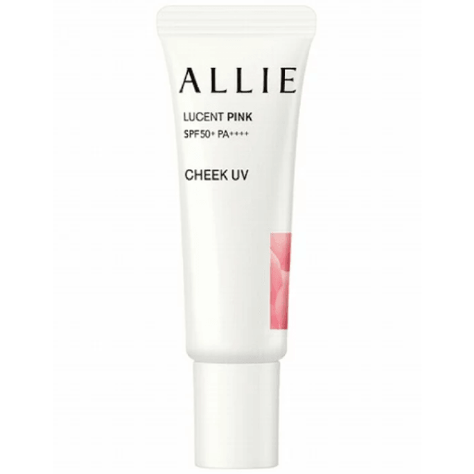 ALLIE Chrono Beauty Face Cheek UV 프라이머 자외선 차단제, SPF50+ PA++++, #01 루센트 핑크, 0.53oz.