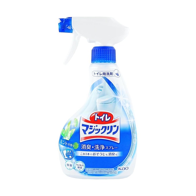 日本KAO花王 Magiclean浴室強力除菌去污噴霧清潔劑 薄荷 380ml