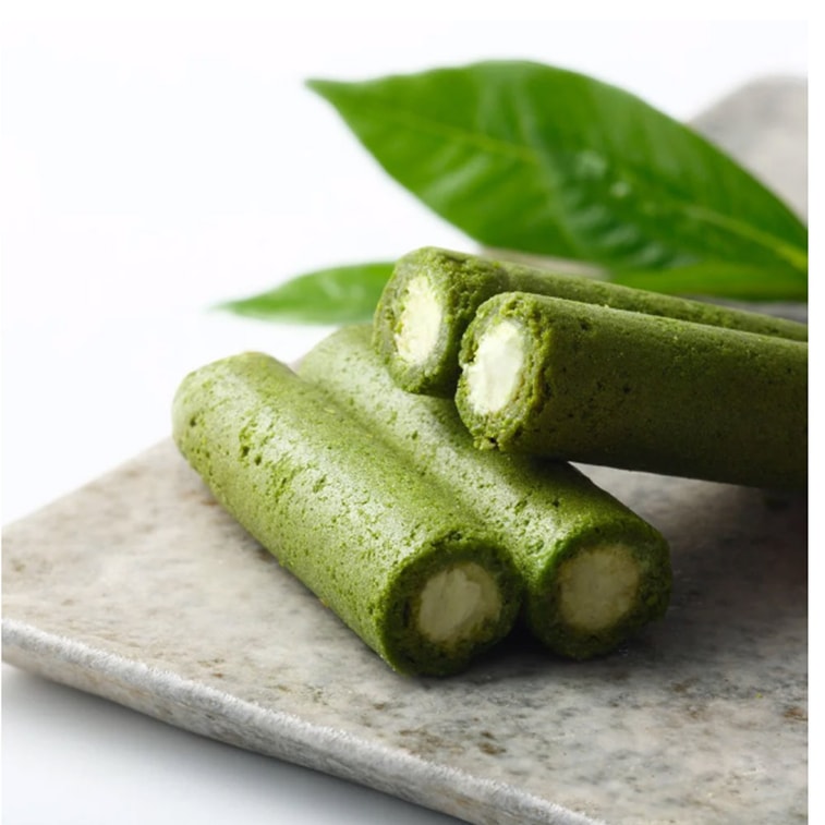 【日本直邮】 日本 祇园辻利 邸园辻利 浓厚抹茶夹心蛋卷 袋装 21枚入 抹茶点心 3