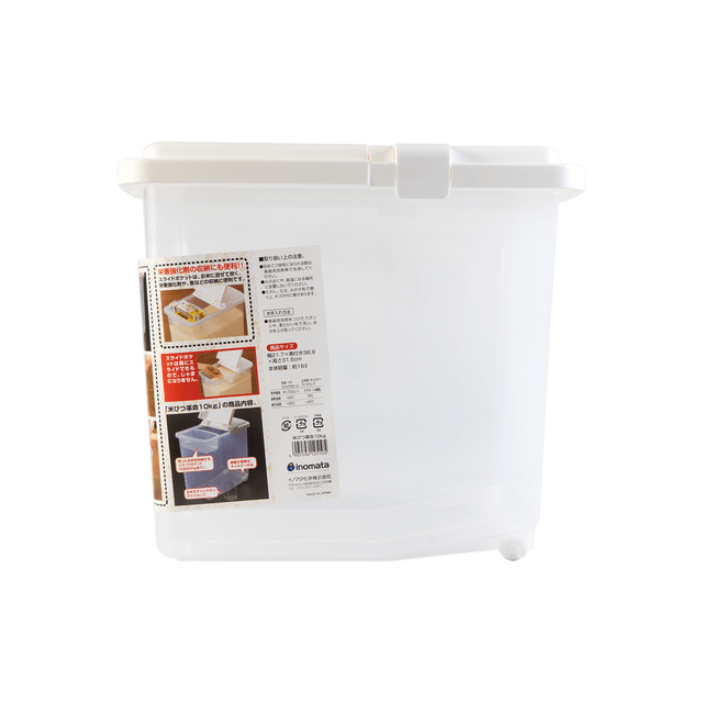 INOMATA Rice Container Large 10kg 21.7×36.9×31.5cm 