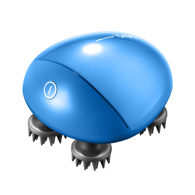 Breo Scalp Mini Massager IPX7 Waterproof Wireless Massager Octopus Head for Scalp Stress Relief Blue@IF Awards