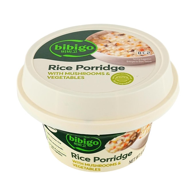 韓國CJ希傑 BIBIGO必品閣 蘑菇蔬菜粥 265g 【即食早餐粥速食粥】