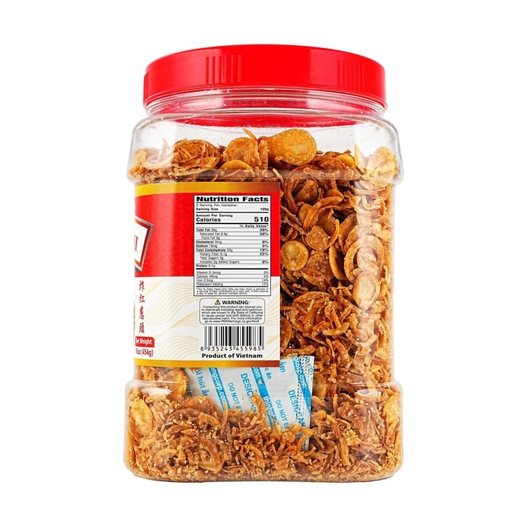 越南VASIFOOD 炸红葱头 454g【红葱酥】【卤肉饭拌面拌饭调味】 4