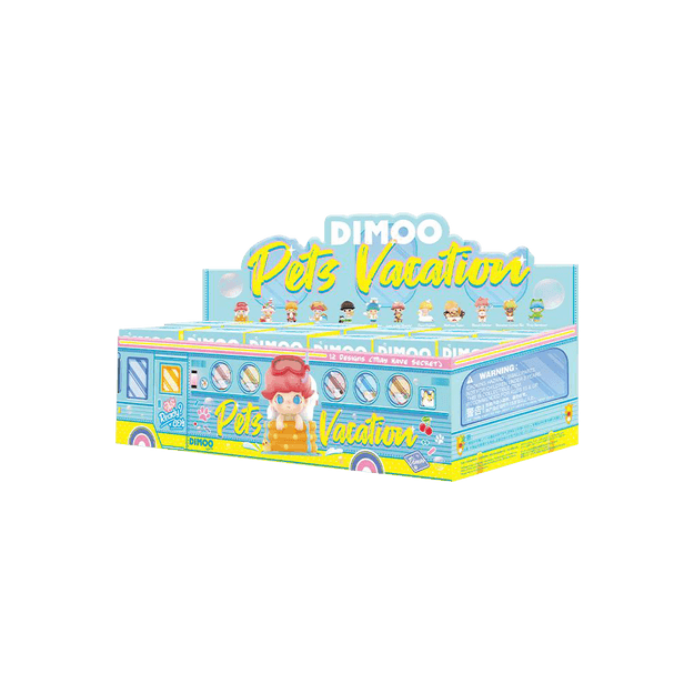 商品详情 - 泡泡玛特POP MART DIMOO宠物度假系列盲盒手办 整盒含12个 - image  0