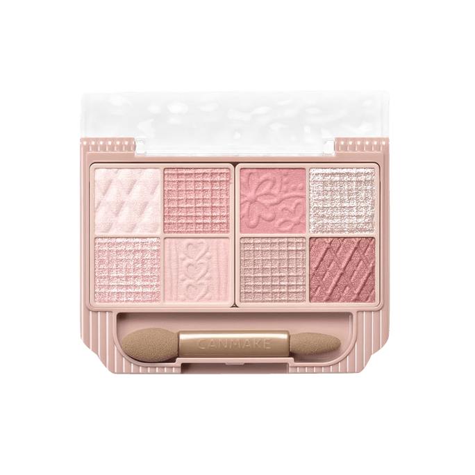 CANMAKE Kaneda || Translucent Shimmering Eight-Color Eyeshadow Palette || #03 Mature Sweet Pink Palette