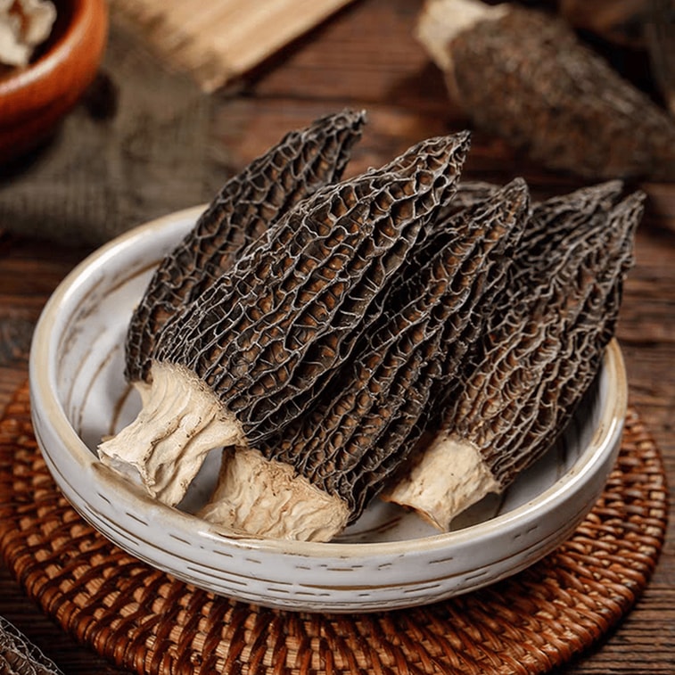 南京同仁堂 羊肚菌 精品野生菌菇四川山珍特产煲汤炖鸡南北干货30g 【中华老字号】0熏硫0添加火锅食材个大饱满肉厚无沙【精美罐装更易保存】 3