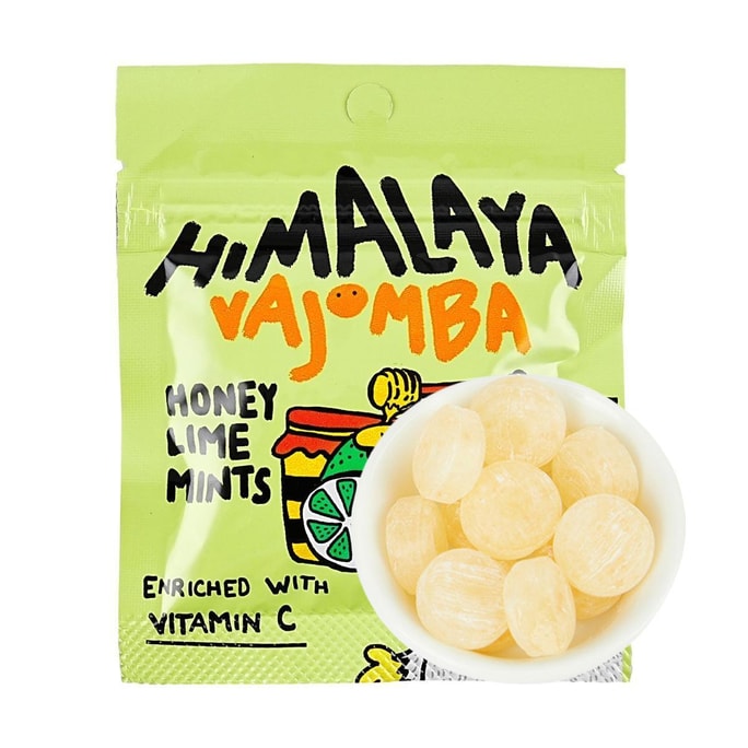 马来西亚BIG FOOT大马碧富 薄荷蜂蜜青柠味糖果 15g【富含维生素C】【盐分补给 清新解腻】【网红爆款】