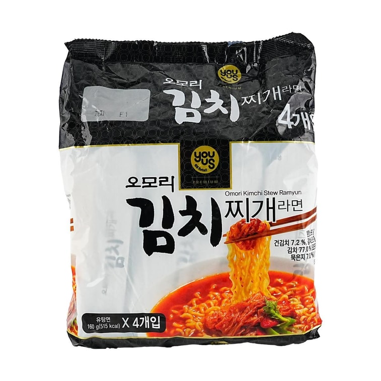 Omori Kimchi Stew Ramyun - Korean Style Instant Noodles , 5.64 oz* 4 Packs 【Popular Products from GS25 】 6