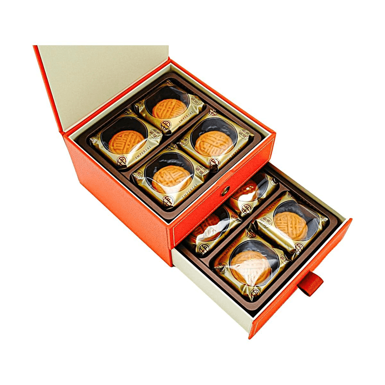 Lava Custard Mooncake, 8Pcs 12.7oz 【Mid-Autumn Festival Gift Box】 12