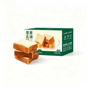 Luxi River Butter Thick Milk Toast Bread 420g *1 Case