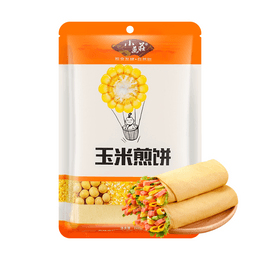 小萬莊 玉米煎餅 240g【手工雜糧軟煎餅大餅】【東北特產】