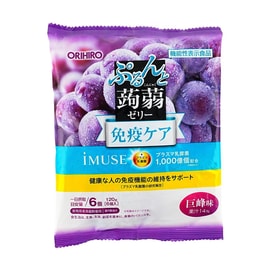 Purunto Konnyaku Jelly , Plasma Lactic Acid Bacteria, Kyoho Grape Flavor, 4.23 oz