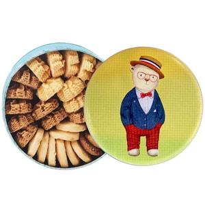 【中國直郵】珍妮曲奇 聰明小熊 4味餅乾禮盒 320g*1盒