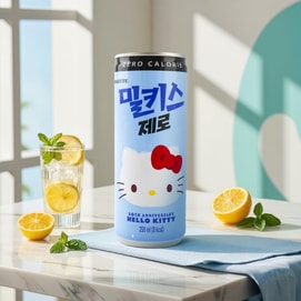 韩国LOTTE乐天  MILKIS妙之吻 0卡牛奶苏打乳酸菌汽水 250ml【零卡配方】【新旧包装随机发】
