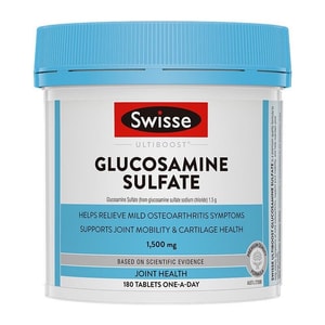 【中国直邮】澳洲 Swisse 氨糖软骨素维骨力 硫酸氨基葡萄糖关节宝活化软骨 180粒