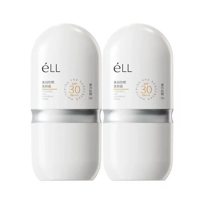 【中国直送】eLL【Yinger's Choice】フェイシャルメイクアップベース、美白＆日焼け止め、ブライトニング＆隔離、スキンナリッシング＆日焼け止め、メイクアップベース、ファンデーション＆エッセンス、6-in-1、トラベルポータブル