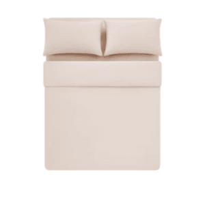 [홍콩 직배송] 아투어 솔리드 컬러 100% 면 4피스 침구 세트, 소프트 핑크, 150cm*200cm, 흡습성, 통기성, 땀 방지