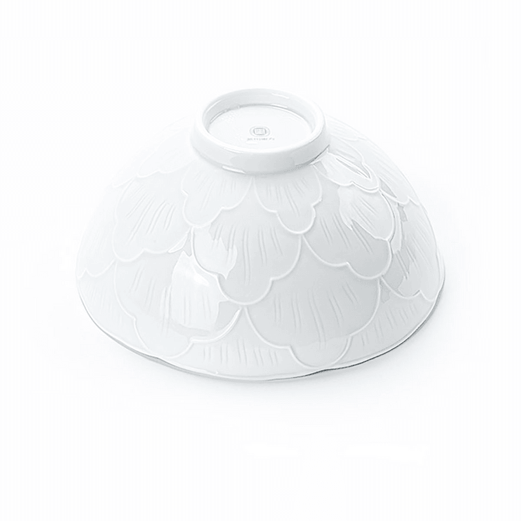 Service à vaisselle en céramique Jingdezhen Bol à riz, Set de 6 bols de 11,4 cm 4
