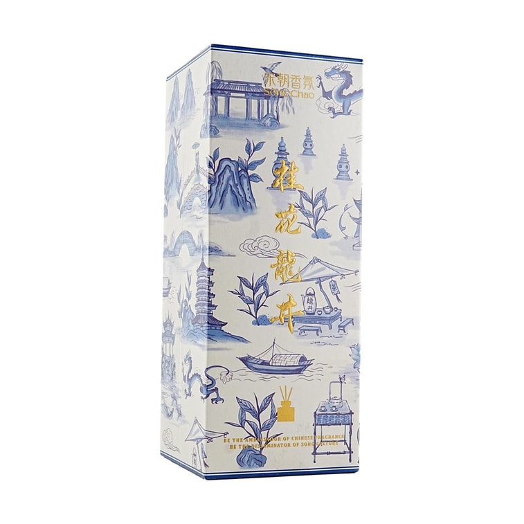 Flameless Aroma Diffuser Blue and White Porcelain Fragrance Natural Soy Wax, West Lake Series, 4.1 fl oz 7