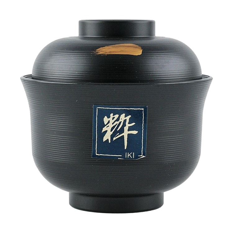 り*く様 値下げ… 黒壺印　蓋付きボウルJusper Soup 日本の他のブランド 蓋付き味噌汁ボウル、容量10オンス、直径3.75