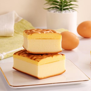 然利 手工虎皮蛋糕 乳酸菌夹心 110g【双层双滋味】【早餐糕点】【产品包装袋保质期读法:月/日/年】