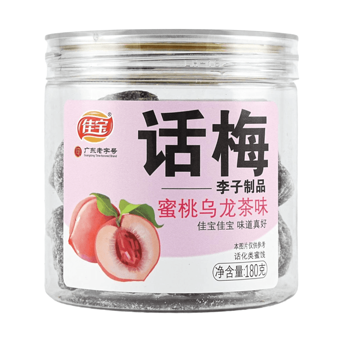 Preserved Plum Peach Oolong Tea Flavor 6.35 oz