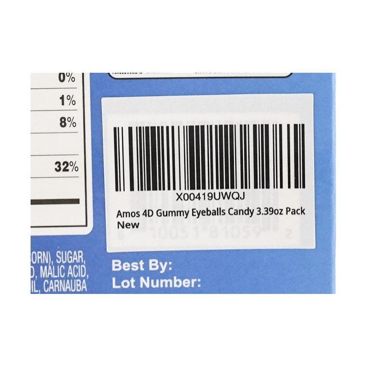 美国AMOS阿麦斯 热带鱼橡皮糖 软糖 混合水果味 30g【橘子+蓝莓+菠萝】 3