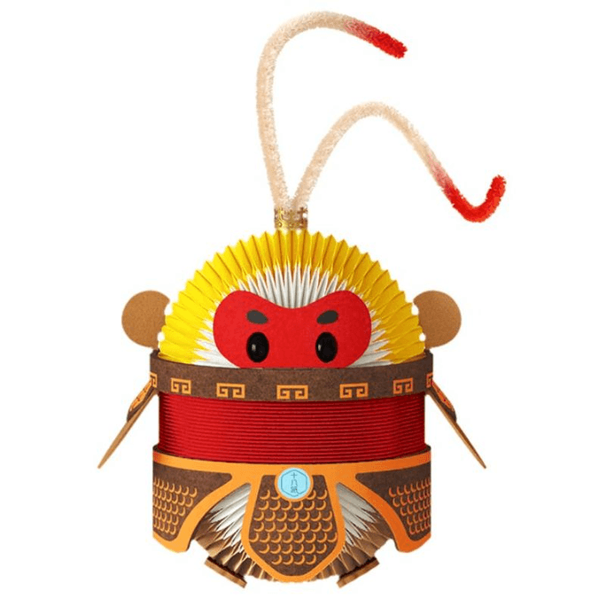 【中國直郵】 十八紙 桌面潮玩擺件禮物美猴王悟空11*9cm*1個