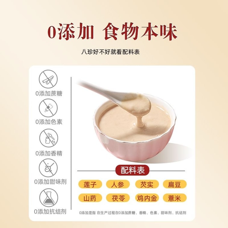 南京同仁堂八宝粉、満腹感と健康のための栄養豊富な朝食粉、500g*1缶 3