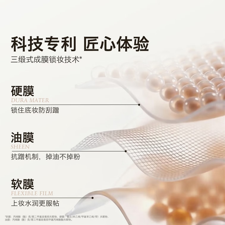 Crystal Tomato Long-Wear Cushion Foundation For Dry & Combination-Dry Skin, 6 Sachets, Hyaluronic Acid & Vitamin E, 36H Wear 【Hydrating, Light Coverage & Even Tone】 Trial Pack 3