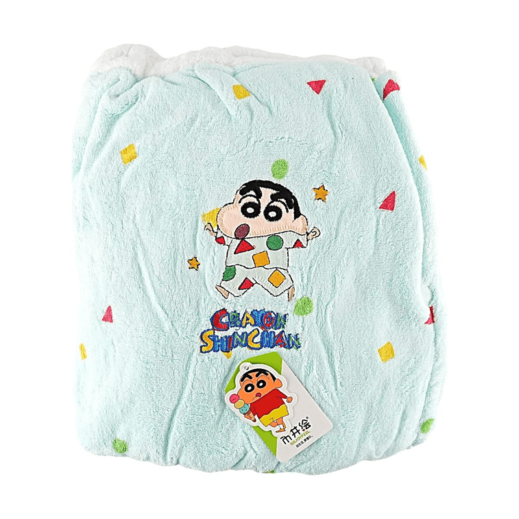 Crayon Shin-Chan Colorful Print Bath Wrap, Wearable Towel Soft Absorbent 5