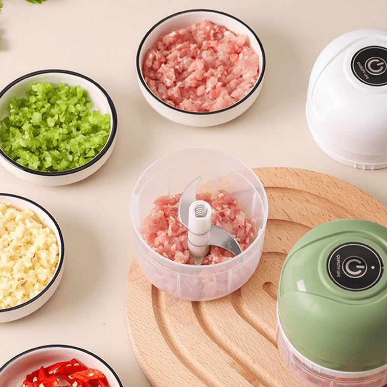 川島屋 搗蒜泥神器 電動搗蒜器 蒜蓉切攪碎機打絞蒜器 100ml 3