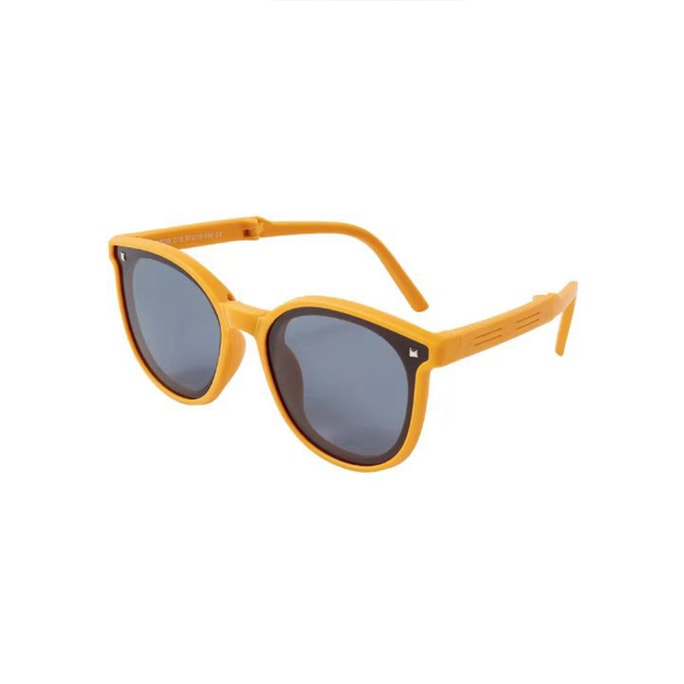 Children's sunscreen foldable sunglasses UV protection goggles sunglasses sunshade sunglasses sunshine yellow