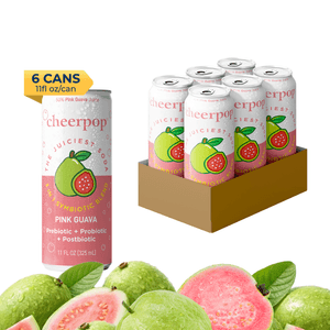 The Fruit Juice Soda - Pink Guava, 11 fl oz 6 Pack