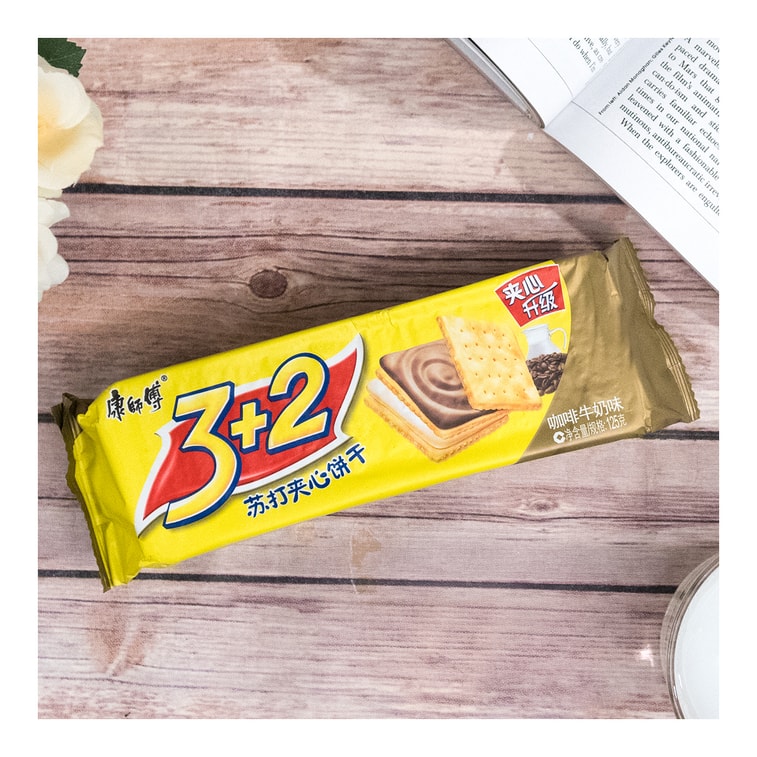 3+2 サンドイッチクラッカー コーヒーミルク 125g 3