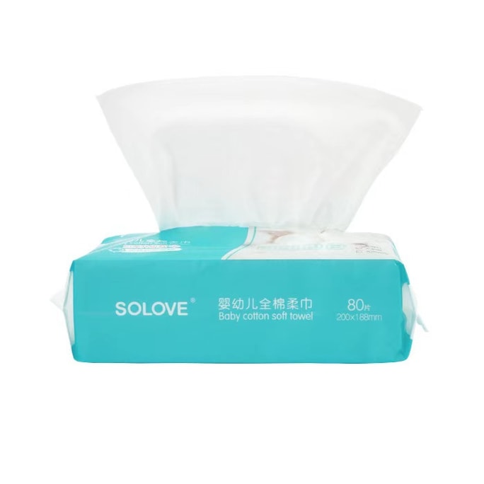Solove Pure Cotton Towel 80 Sheets