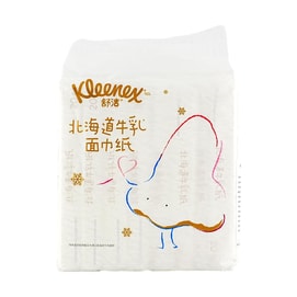 舒洁 牛乳系列乳霜纸 保湿云柔巾 鼻炎 / 宝宝适用 20 抽 ×8 包