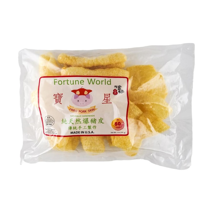 寶星 純天然爆豬皮 響皮豬皮肚 141g【涼拌炒菜涮火鍋】