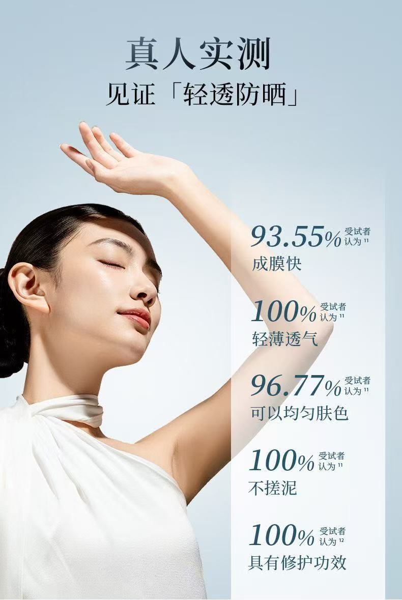 【中國直郵】 林清軒 水感透氣高倍防曬修護輕透防曬霜50ml