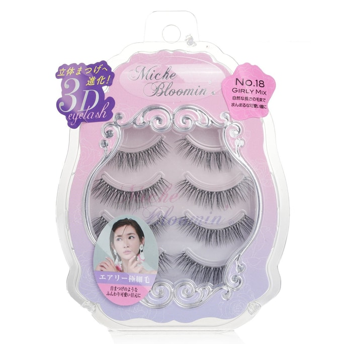Miche Bloomin' 3D Eyelash - # 18 Girly Mix 939393