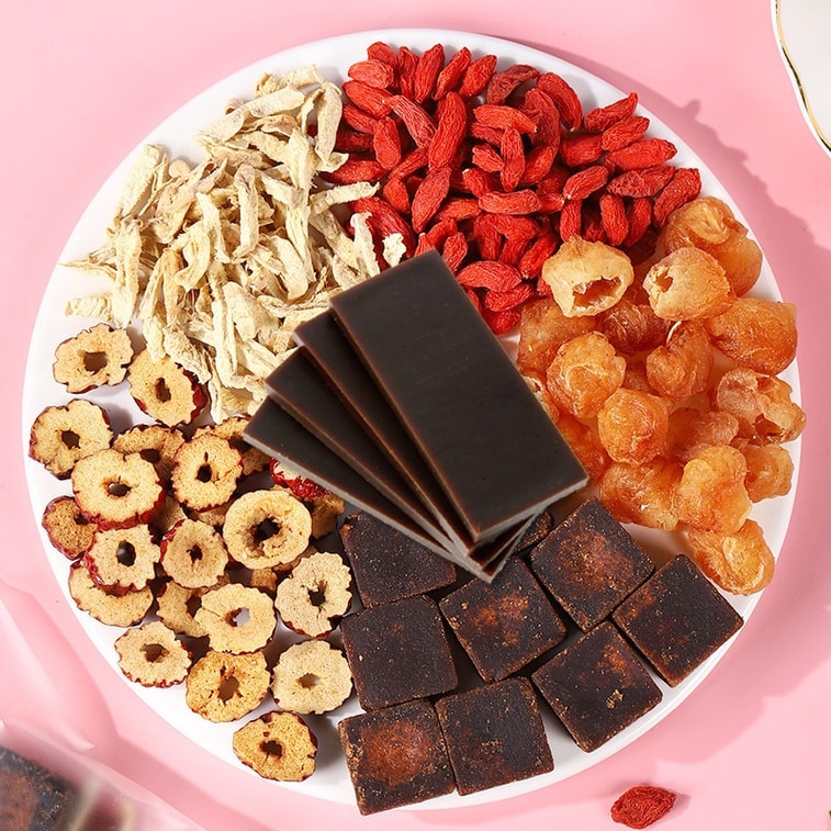 【中国直邮】 湖北李时珍 红糖姜枣茶红糖姜茶块 150g/盒 2盒装