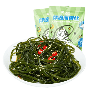 【中国直邮】 周黑鸭 香辣海带丝麻辣下饭菜卤味素食零食 160g*1袋